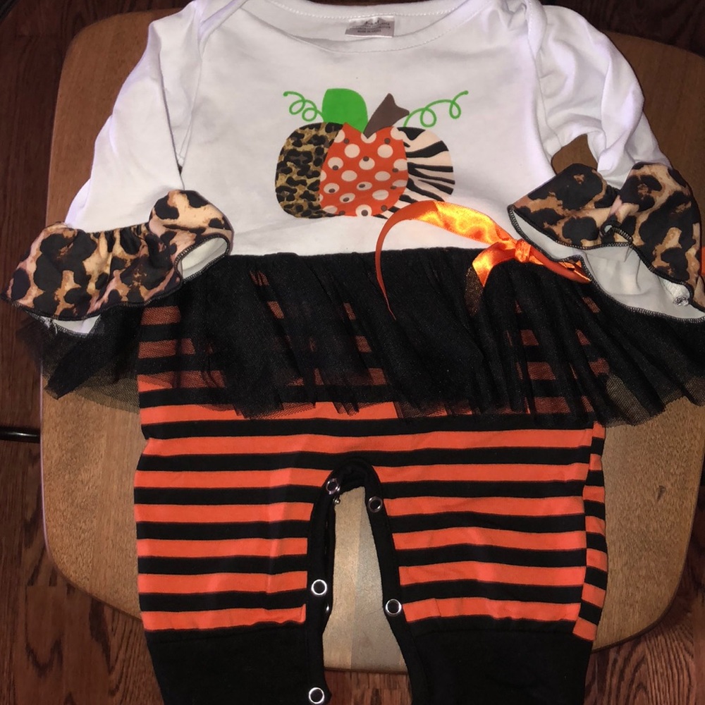 Fall onesie baby  romper